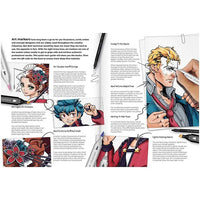 Umelecká sada na ilustrovanie Manga a Comic Heroes — obrázok 3