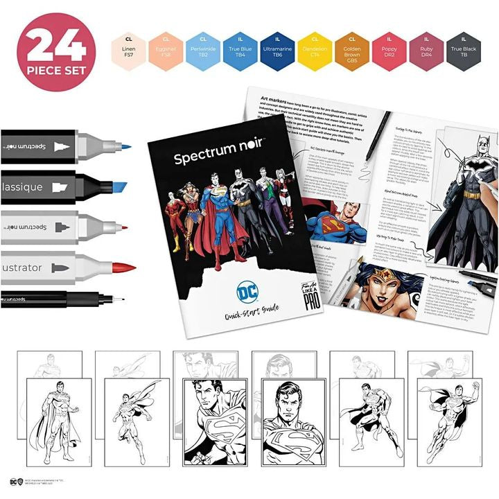 Umelecká sada na ilustrovanie Superman — obrázok 4