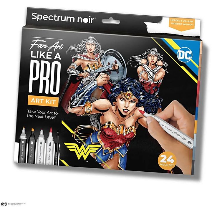 Umelecká sada na ilustrovanie Wonder Woman — obrázok 4