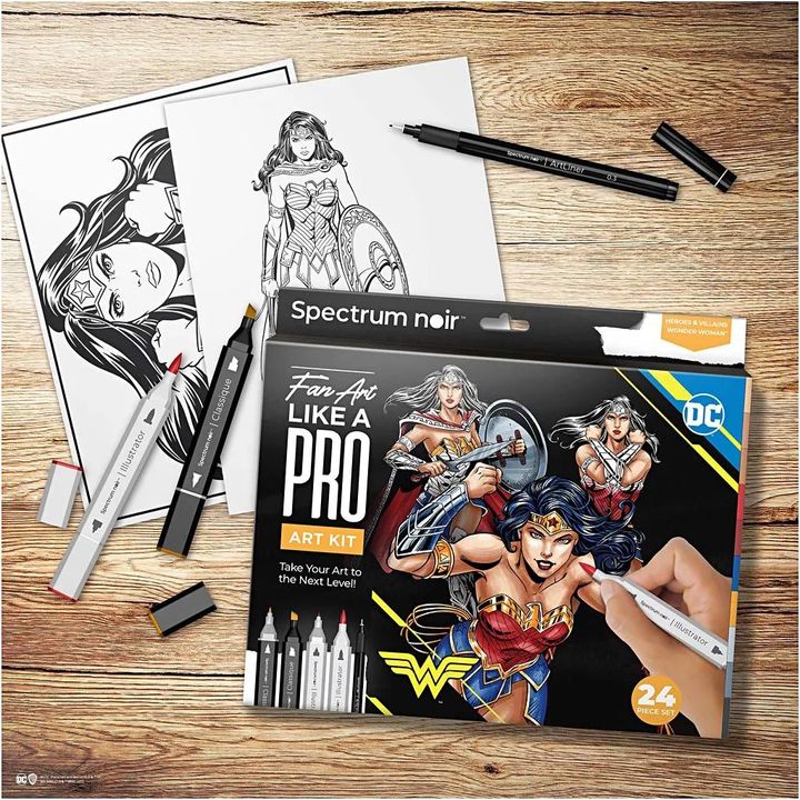 Umelecká sada na ilustrovanie Wonder Woman — obrázok 3