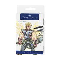 Umelecké perá Faber-Castell Comic 3D set