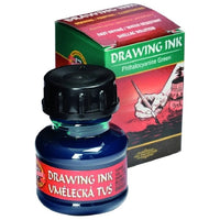Umelecký atrament KOH-I-NOOR, 20 g – 2500 Phthalocyanine zelená