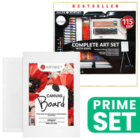 Veľká umelecká sada START s plátnom na lepenke ARTMIE
