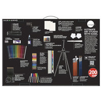 Veľký umelecký set Daler-Rowney so stojanom 200-dielny — obrázok 4