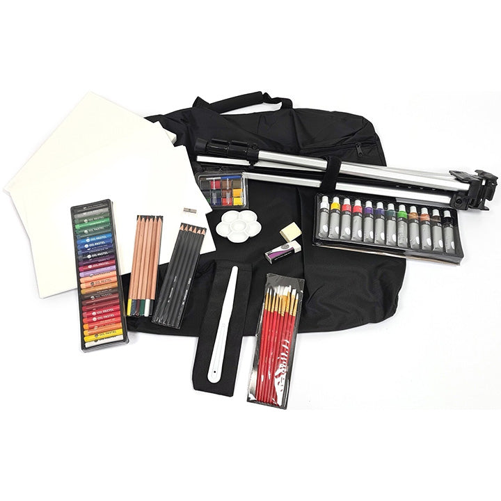 Veľký umelecký set Daler-Rowney so stojanom — obrázok 3