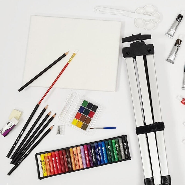 Veľký umelecký set Daler-Rowney so stojanom — obrázok 4