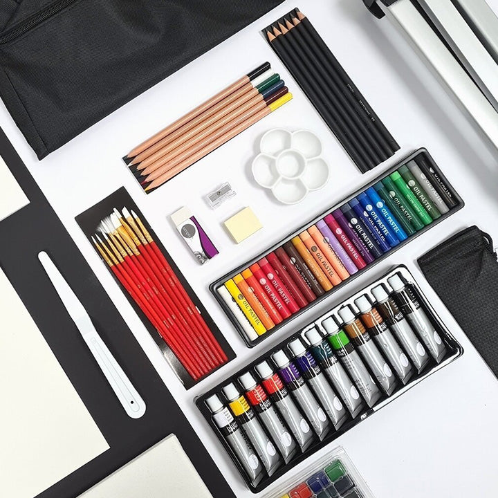 Veľký umelecký set Daler-Rowney so stojanom — obrázok 6