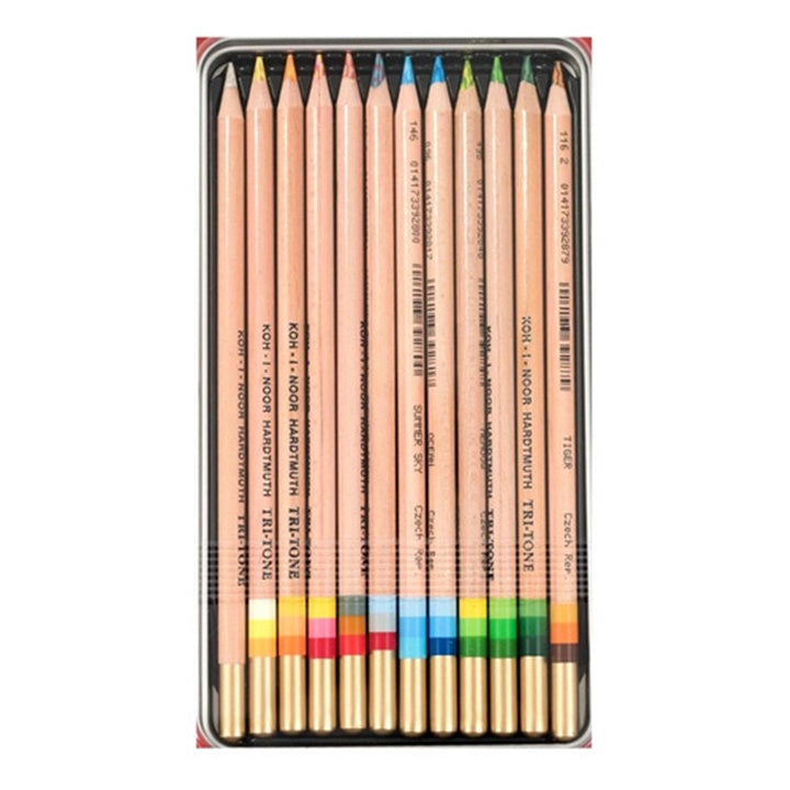 Viacfarebné ceruzky TRI-TONE KOH-I-NOOR | rôzne sady — obrázok 2