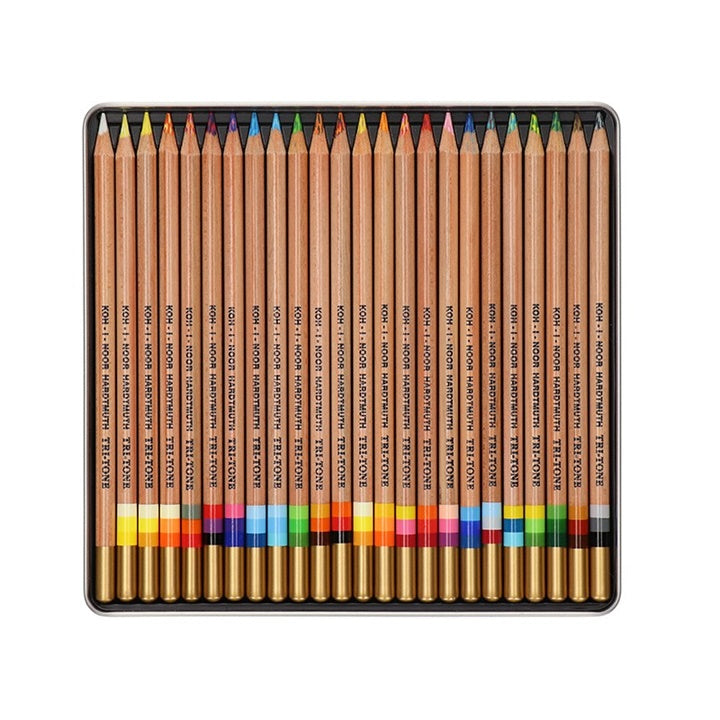 Viacfarebné ceruzky TRI-TONE KOH-I-NOOR | rôzne sady — obrázok 3