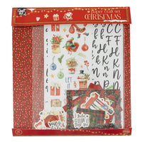 Vianočná sada na scrapbooking červená — obrázok 1