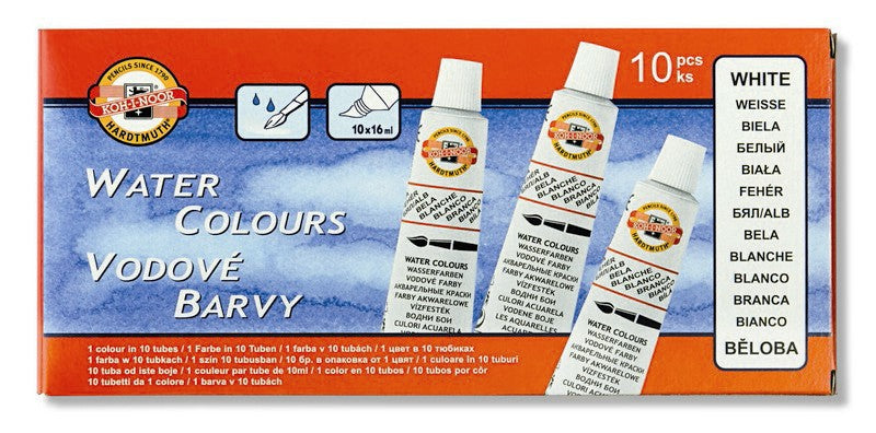 Vodová farba - beloba krycia 16 ml / 1ks