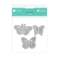 Vyrezávacie šablóny Butterfly Carnival - sada 3 ks