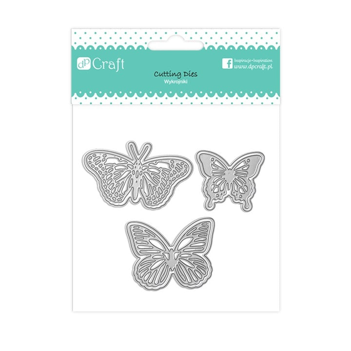 Vyrezávacie šablóny Butterfly Carnival - sada 3 ks