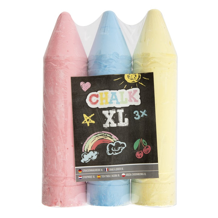 XL kriedy na chodník 3 ks | rôzne odtiene — obrázok 3