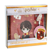 Zápisník Harry Potter - sada s príslušenstvom 4 ks