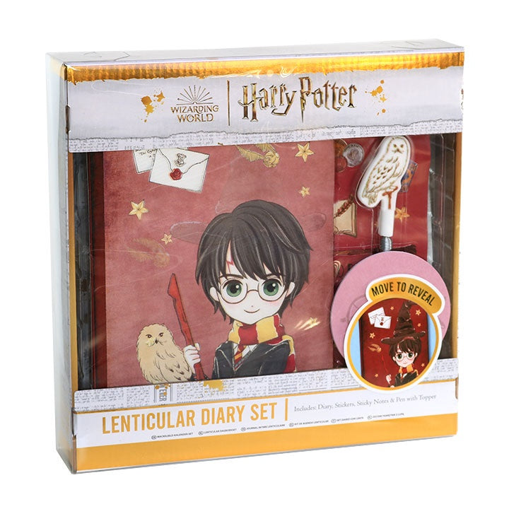 Zápisník Harry Potter - sada s príslušenstvom 4 ks