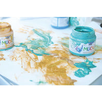 Žiariace detské prstové farby MUCKI / sada 6 x 150 ml — obrázok 1