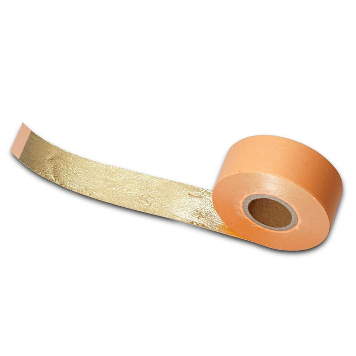 Zlaté metalické plátky v rolke 2.5 cm x 50 m — obrázok 1