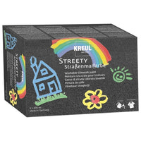 Zmývateľná farba na chodník STREETY - KREUL / sada 6 x 200 ml