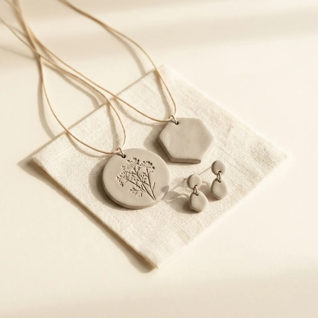 Šperky z modelovacej hmoty Clay with me — prívesky a náušnice