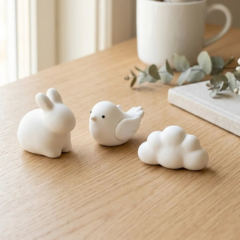 Ľahké figúrky modelované z hmoty Cloudy Clay
